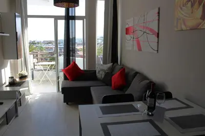 Zona de estar de Front YUMBO 2Bedrooms BAYUCA Apartment