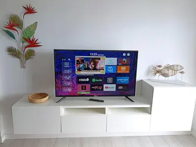Una televisión o centro de entretenimiento en Casa Adamar Vibbecanarias, Puerto Rico