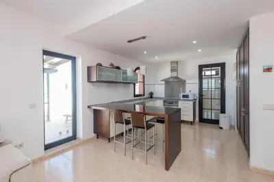 Una cocina o zona de cocina en Ático con terraza en Agaete
