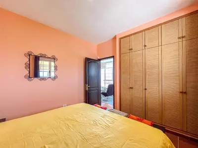 Cama o camas de una habitación en Villa Montaña Negra III