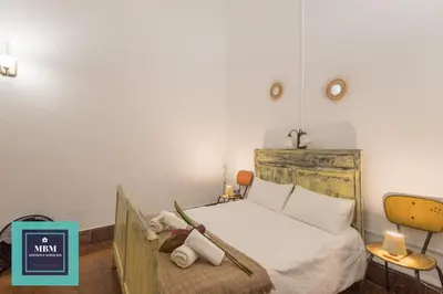 Cama o camas de una habitación en Casablanca VV Agaete