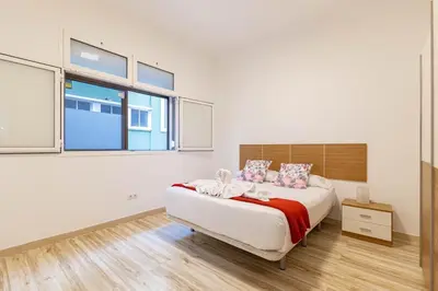 Cama o camas de una habitación en Padilla 56