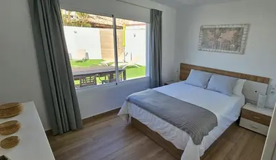 Cama o camas de una habitación en Villa Solycan 15