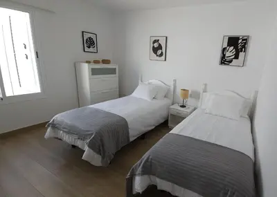 Cama o camas de una habitación en Villa Solycan 15