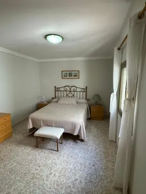 Cama o camas de una habitación en Casa Pepa
