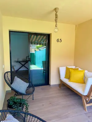 Zona de estar de Duplex Sonemar Pool