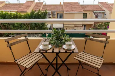 Un balcón o terraza de Duplex Sonemar Pool