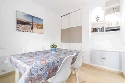 Una cocina o zona de cocina en Home2Book Stunning Sea Front Apartment La Garita