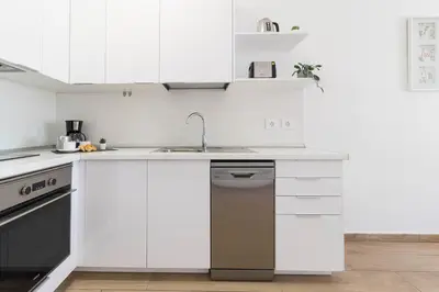 Una cocina o zona de cocina en EMIL APARTMENT - Agaete Parque