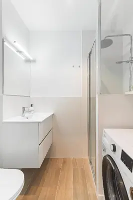 Un baño de Home2Book Comfy & Chic Apartment near the Beach