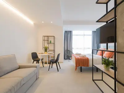 Zona de estar de Shabolo Apartments Las Palmas