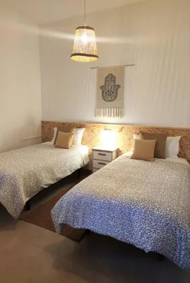 Cama o camas de una habitación en Finca El Cercadillo