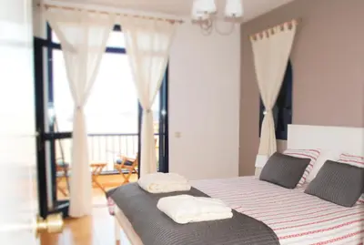 Cama o camas de una habitación en Villa Bahia Meloneras