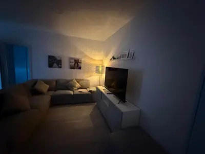 Una televisión o centro de entretenimiento en Casa Bagacera 