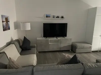 Una televisión o centro de entretenimiento en Casa Bagacera 