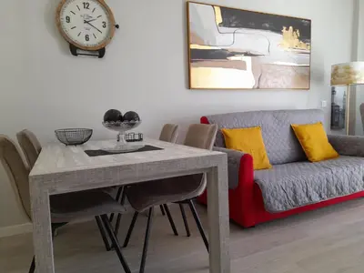 Zona de estar de Casa Lola