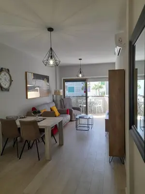 Zona de estar de Casa Lola