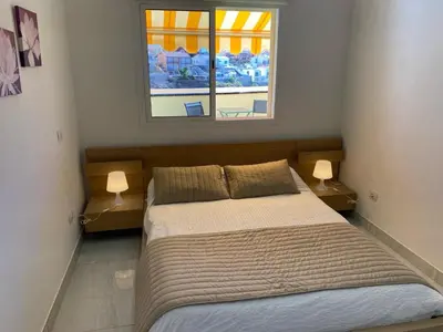 Cama o camas de una habitación en Holiday Arguineguin