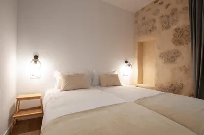 Cama o camas de una habitación en La Casa de San Juan - BENTEJUI