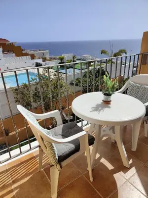 Un balcón o terraza de Gran Canaria Mogan sunset