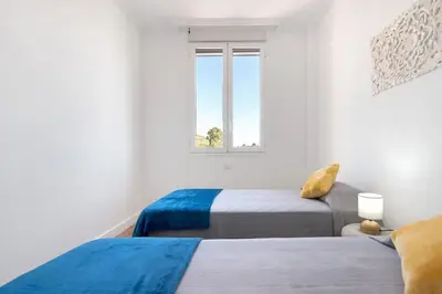 Cama o camas de una habitación en Vencejo & Citrina Houses - Peaceful Nature Stays Just Minutes from the City