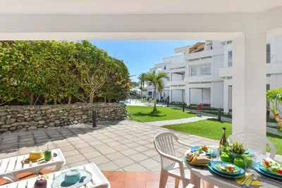 Jardín al aire libre en Aida 112 by VillaGranCanaria