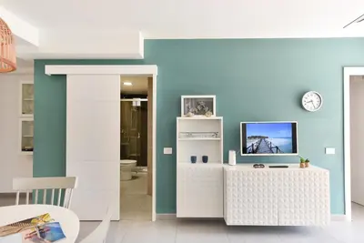 Una televisión o centro de entretenimiento en Aida 112 by VillaGranCanaria