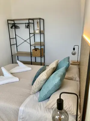 Cama o camas de una habitación en Ático El Mirador