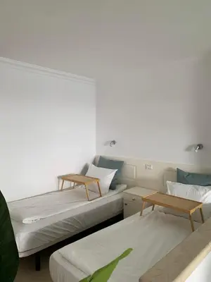 Cama o camas de una habitación en Sol y Sea Holiday Homes Don Paco