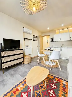 Una cocina o zona de cocina en Design Flat