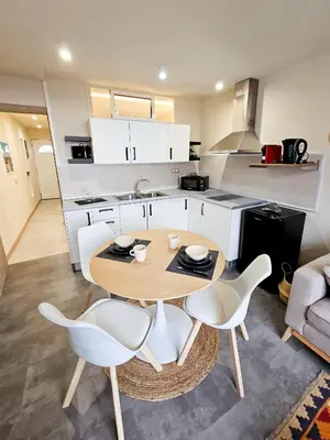 Una cocina o zona de cocina en Design Flat