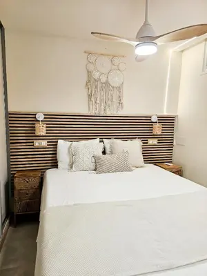 Cama o camas de una habitación en Design Flat