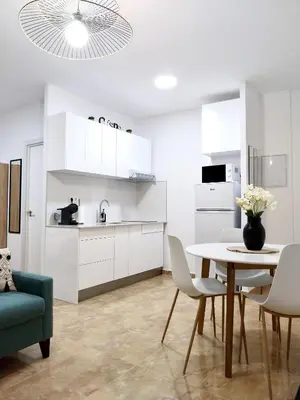 Una cocina o zona de cocina en Roque's House