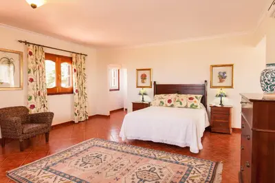 Cama o camas de una habitación en Rural Village Salobre by VillaGranCanaria