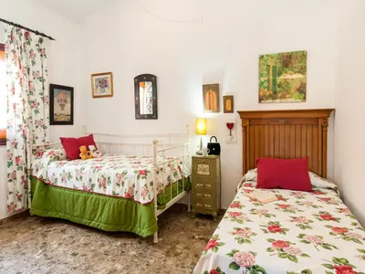 Cama o camas de una habitación en Rural Village Salobre by VillaGranCanaria