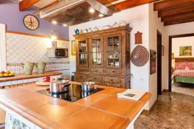 Una cocina o zona de cocina en Rural Village Salobre by VillaGranCanaria