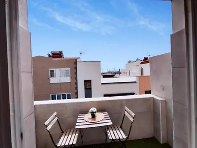 Un balcón o terraza de Pozo Wave Properties