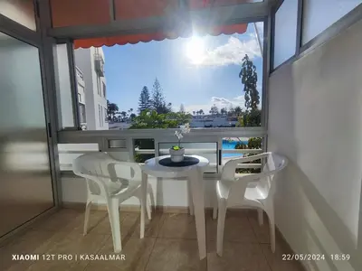 Piscina en o cerca de Barbados Playa del Ingles Apartamento