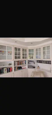 Biblioteca en el apartamento