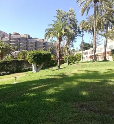 Jardín al aire libre en Penthouse Urbanizacion Montemarina Anfi del Mar
