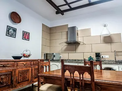 Una cocina o zona de cocina en La Morisca