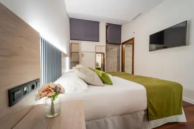 Cama o camas de una habitación en SAHERA HOTEL Boutique