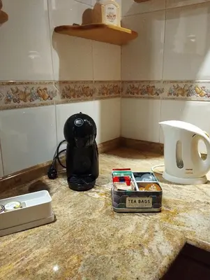 Utensilios para hacer té y café en Ocean breeze