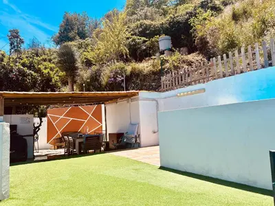 Jardín al aire libre en Garancor