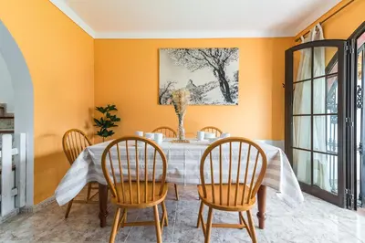 Zona de estar de Home2Book Charming House Agaete, BBQ & Garden