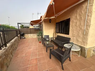 Un balcón o terraza de Bungalow Santa Fe