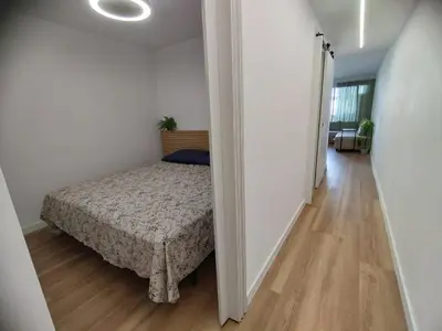 Cama o camas de una habitación en Beach Home San Agustín