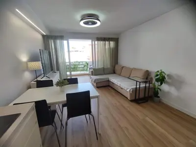 Zona de estar de Beach Home San Agustín