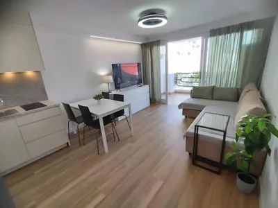 Zona de estar de Beach Home San Agustín
