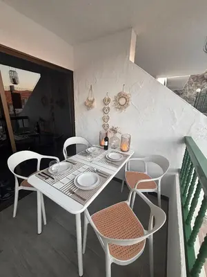 Zona de estar de Casa Louise Your Little Paradise Close To The Beach